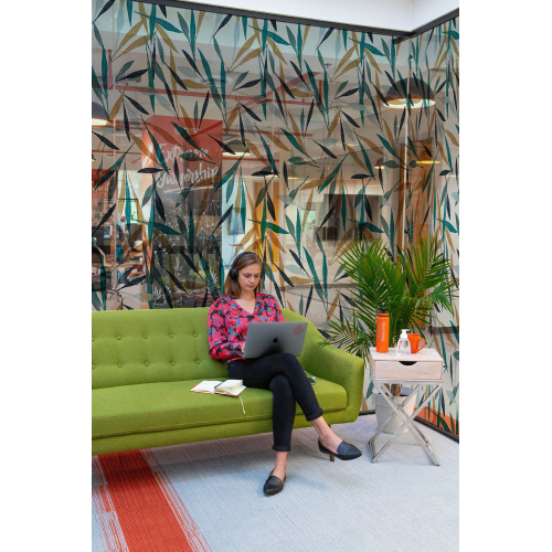 Window film Vegetable prints colors