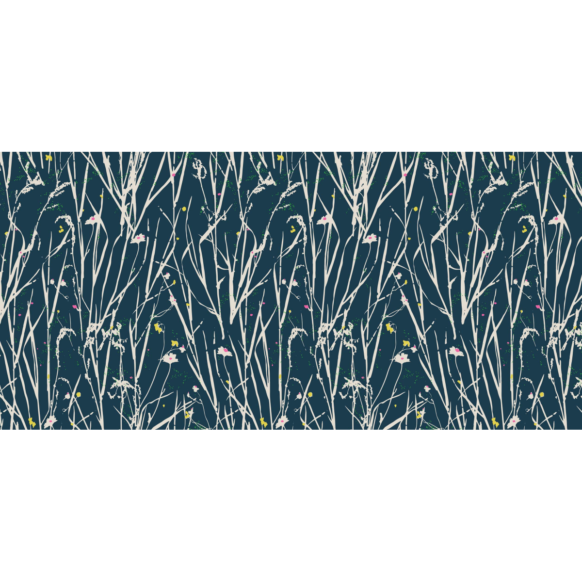 Panoramic wallpaper Wild grass - Zoé Jiquel Collection - Acte-Deco