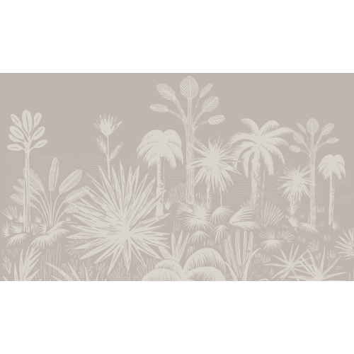 Panoramic wallpaper Tropical forest | Acte-Deco