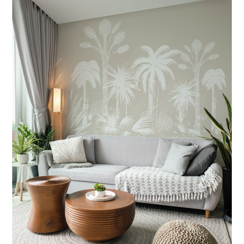 Panoramic wallpaper Tropical forest | Acte-Deco