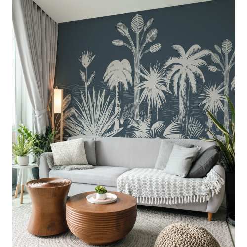 Panoramic wallpaper Tropical forest | Acte-Deco