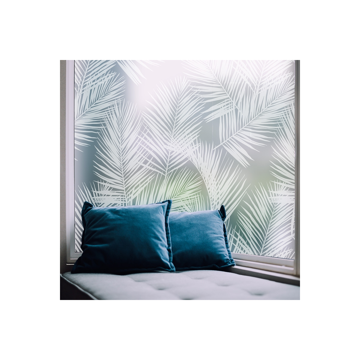 Decorative window film Palm leaves | Acte-Deco