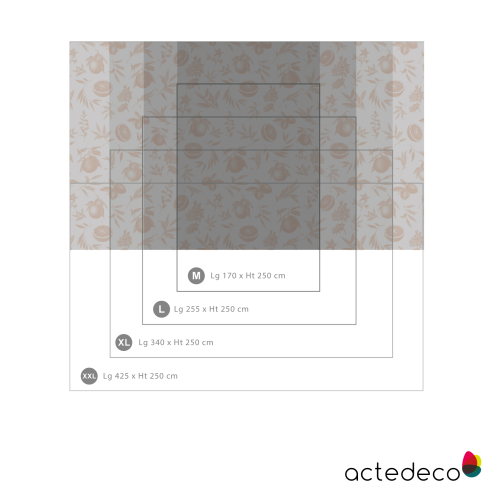 Papel pintado panorámico de cítricos