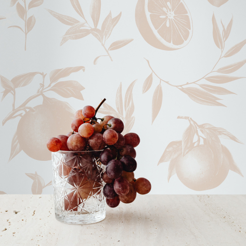 Panoramic wallpaper Citrus fruits