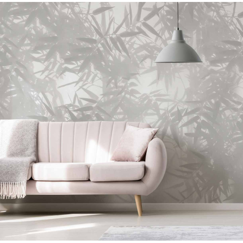 Papel pintado panoramico sombras de planta bambú - Colección  Acte-Deco