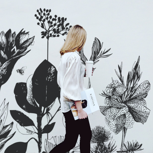 Papier peint panoramique Fleurs des champs - Collection Silowane - Acte-Deco