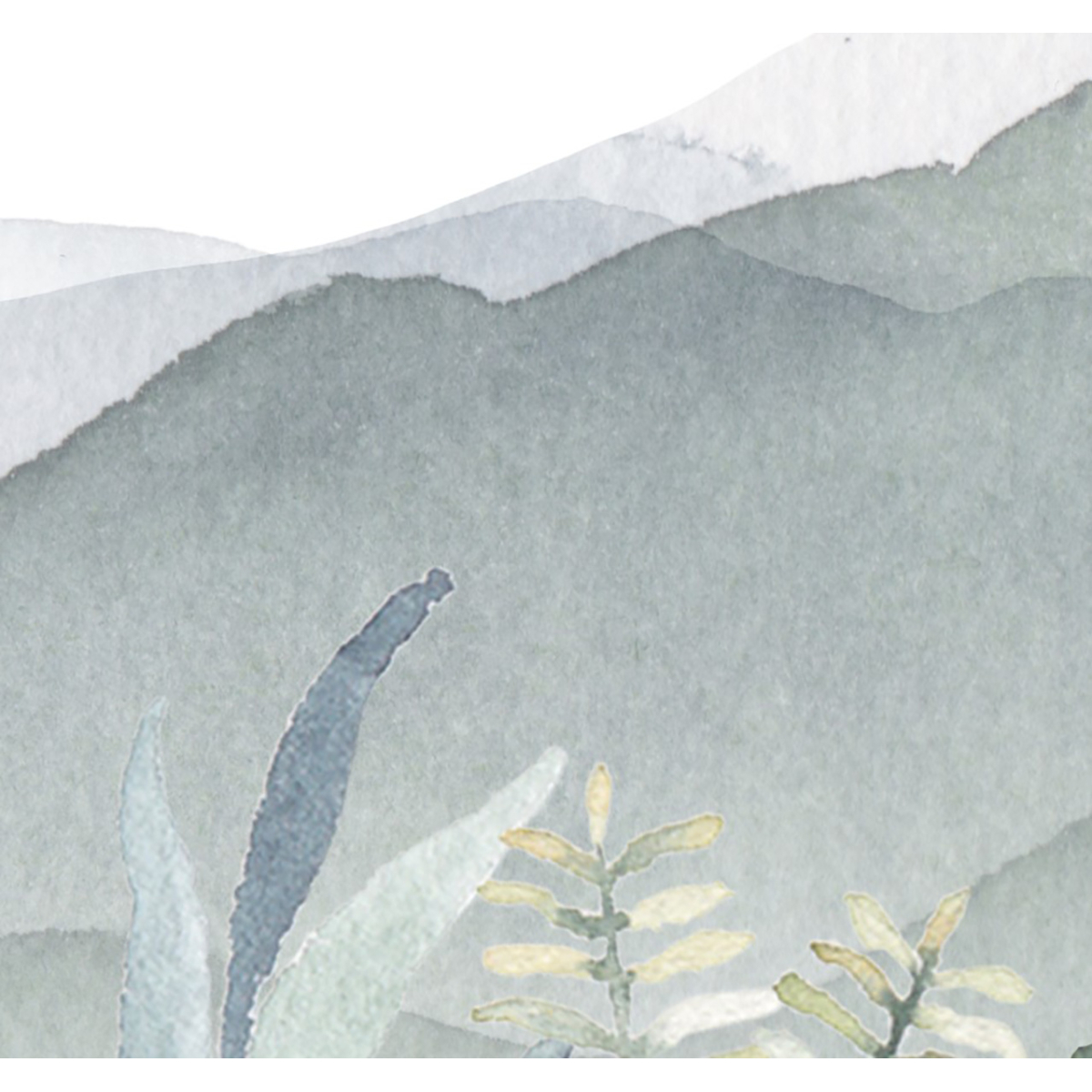 Papier peint panoramique Vue sur la savane - Collection Noëmie Krey - Acte-Deco