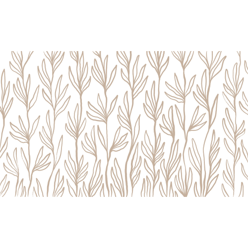 Papier peint panoramique Leaves - 170 - Beige