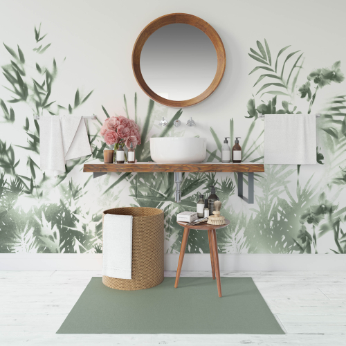 Papier peint panoramique Feuilles tropicales - Collection Michela Maranzana - Acte-Deco