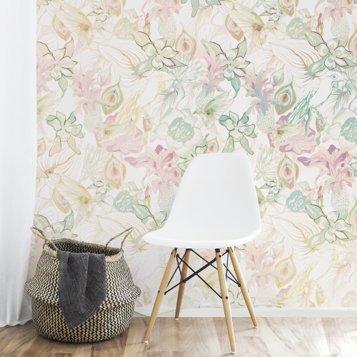 Eden panoramic wallpaper - Collection Lili Bambou Design - Acte-Deco
