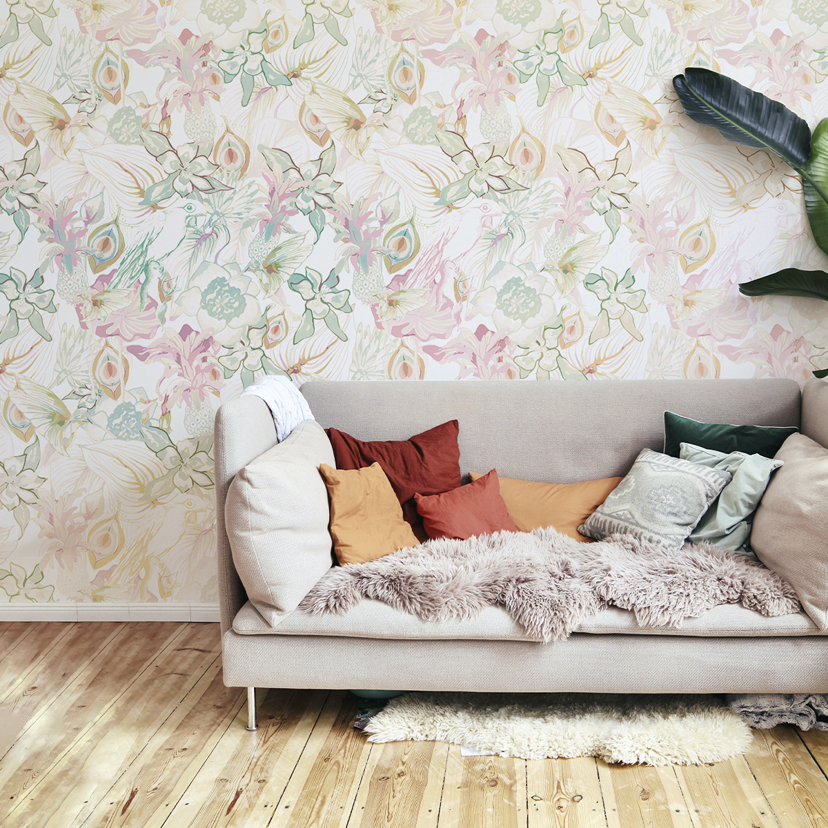 Eden panoramic wallpaper - Collection Lili Bambou Design - Acte-Deco