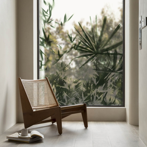 FOGLIE TROPICALI vetrofania mm103