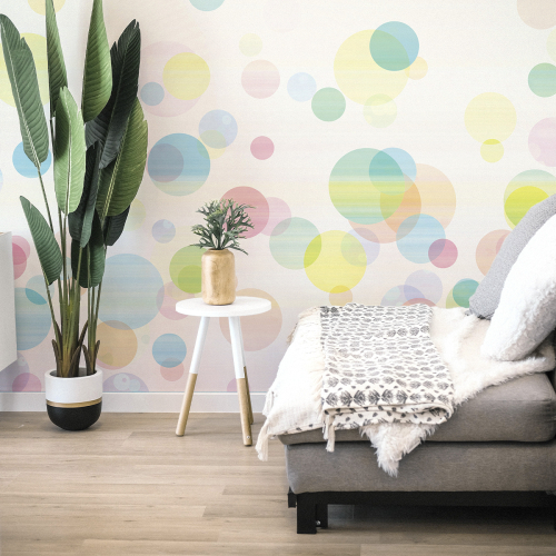 Bubble panoramic wallpaper