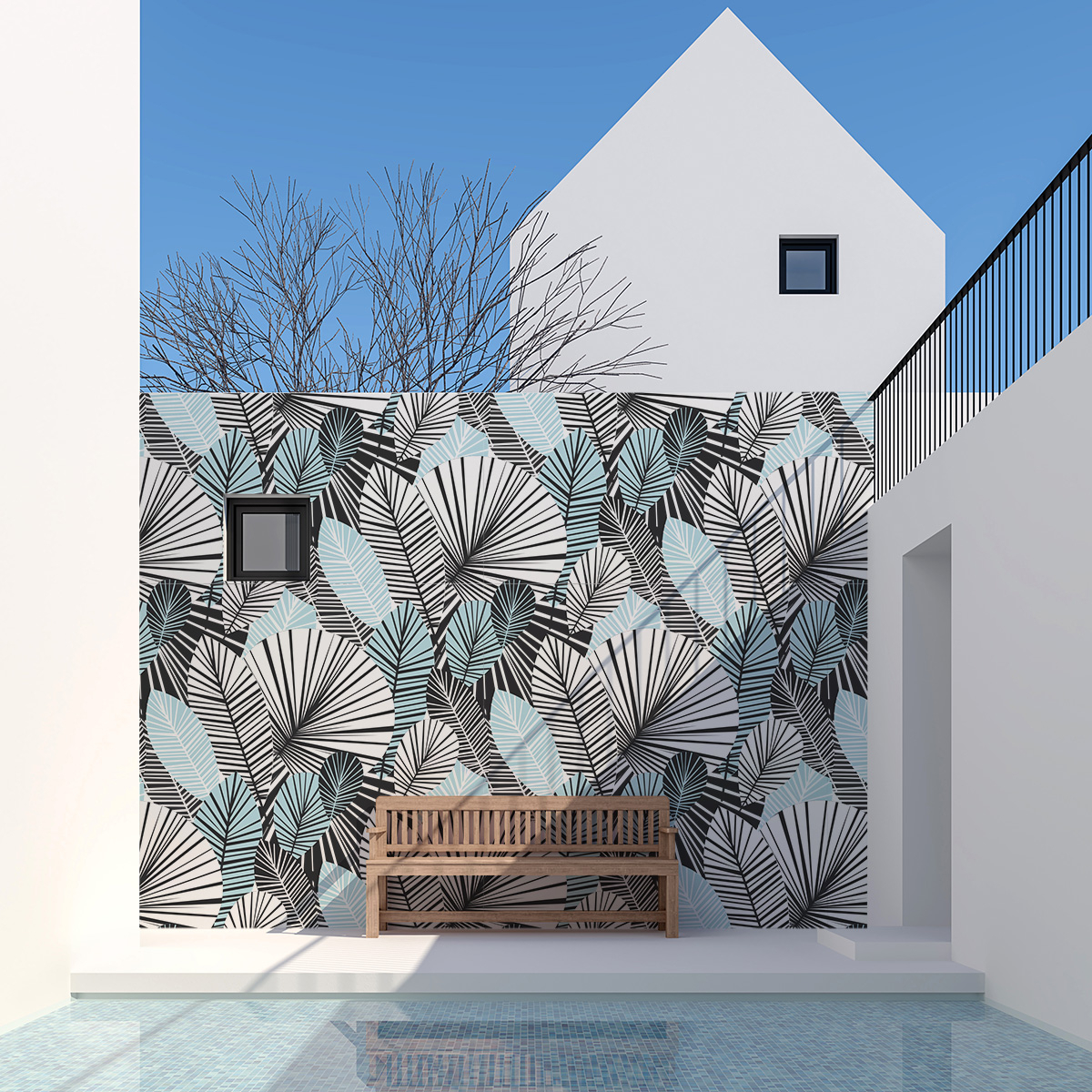 Outdoor custom wallpapers | Acte-Deco