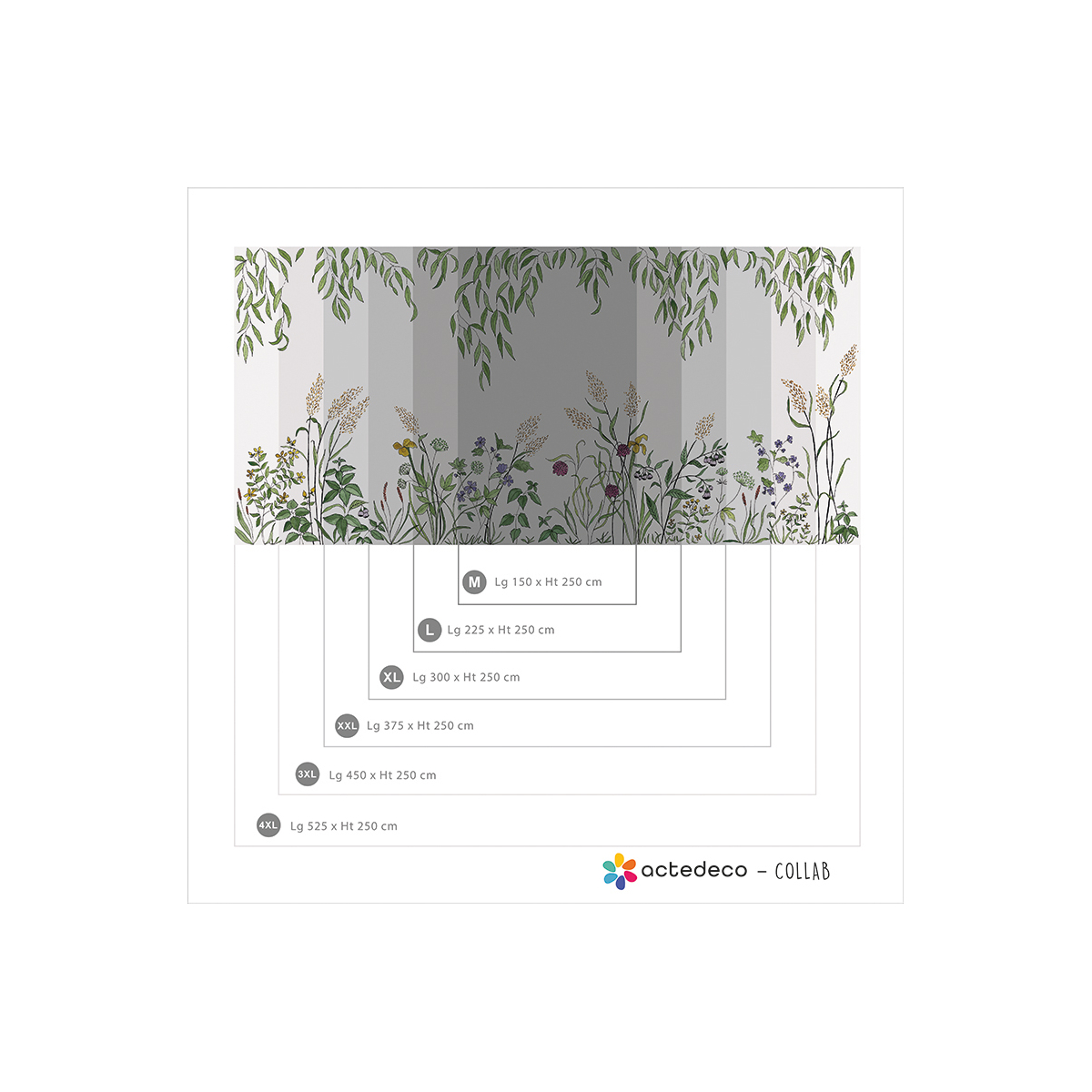 Vitrophanie - Dekorative Folie für Fenster - Unter dem Blätterdach - Kollektion Axelle Design - Acte-Deco