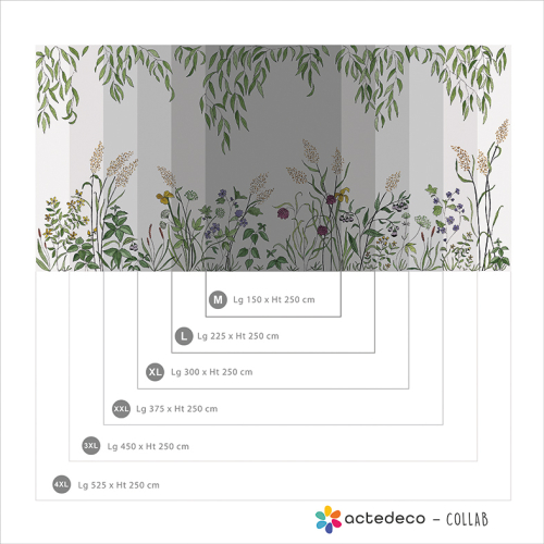 Vitrophanie - Dekorative Folie für Fenster - Unter dem Blätterdach - Kollektion Axelle Design - Acte-Deco