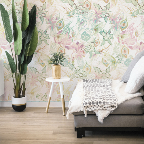 Eden panoramic wallpaper - Collection Lili Bambou Design - Acte-Deco