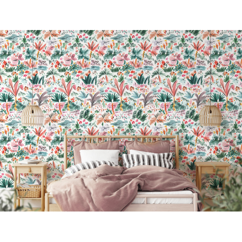 Panoramic wallpaper Summer love - Studio Cymé Collection - Acte-Deco