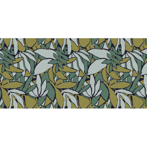 Panoramic wallpaper Jungle vegetation