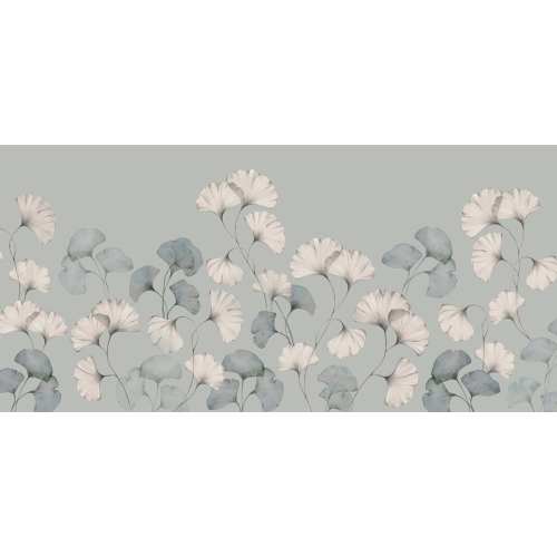 Panoramic Gingko wallpaper - Jessica LE DIVENAH Collection - Acte-Deco