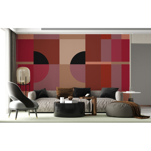 Patterned wallpaper - Collection Studio Audrey Mercier - Acte-Deco