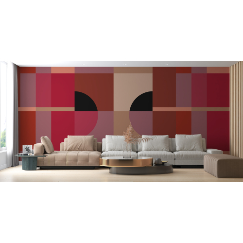 Patterned wallpaper - Collection Studio Audrey Mercier - Acte-Deco
