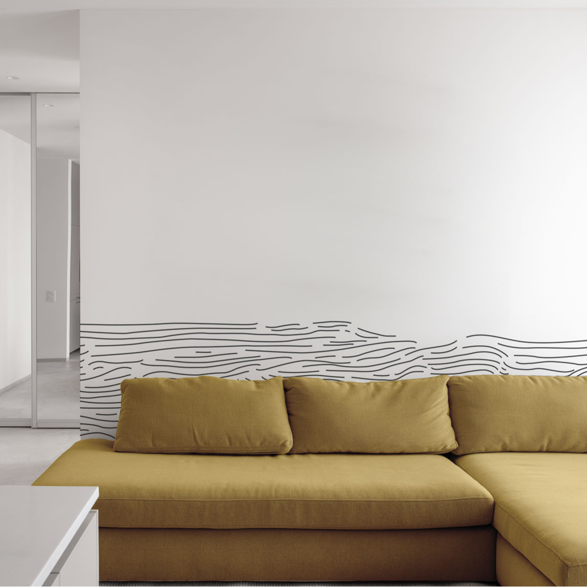 Panoramic wallpaper clean sea - Collection Elisabeth Pese - Acte-Deco