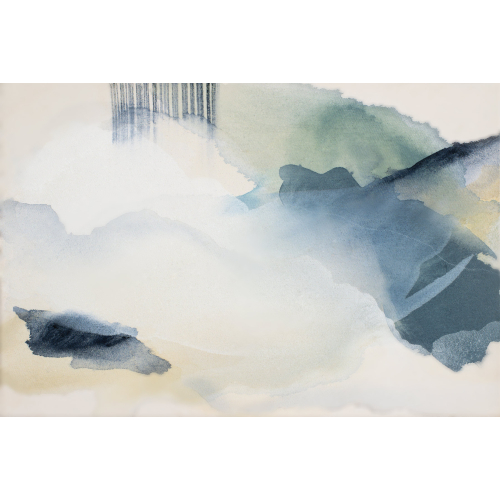 Panorama-Vliestapete Aquarellhimmel - Sammlung Noëmie Krey - Acte-Deco