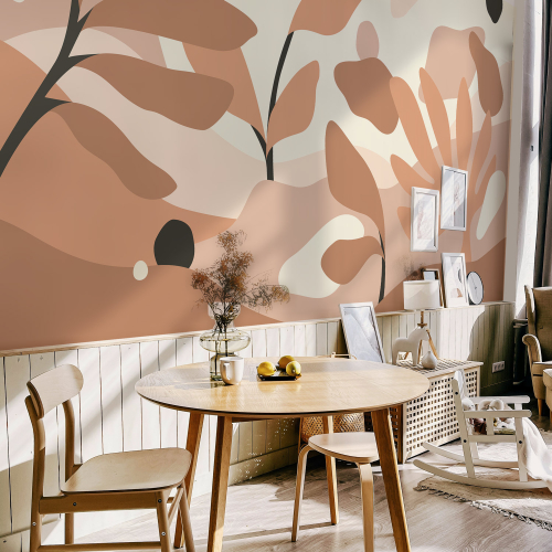 Panoramic wallpaper with vegetation design - Collection Studio Romiche - Acte-Deco