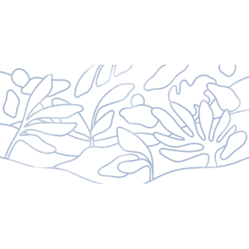 Panorama-Vliestapete mit grafischem Pflanzenmuster - Kollektion Studio Romiche - Acte-Deco,,,