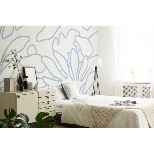 Panoramic wallpaper with plant graphics - Collection Studio Romiche - Acte-Deco