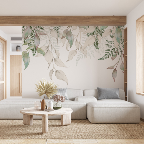 Panoramic wallpaper Esprit nature - Collection Jessica LE DIVENAH - Acte-Deco