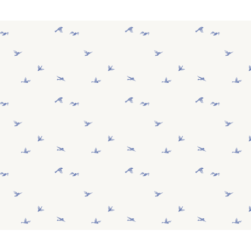Panoramic wallpaper swallows birds - Collection Émilie GAUVRIT - Acte-Deco