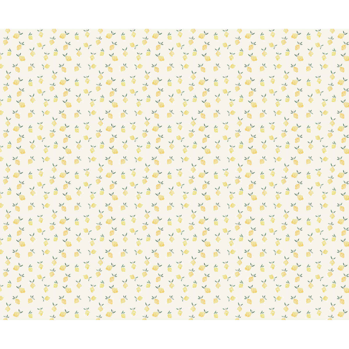 Lemons panoramic wallpaper - Collection Émilie GAUVRIT - Acte-Deco