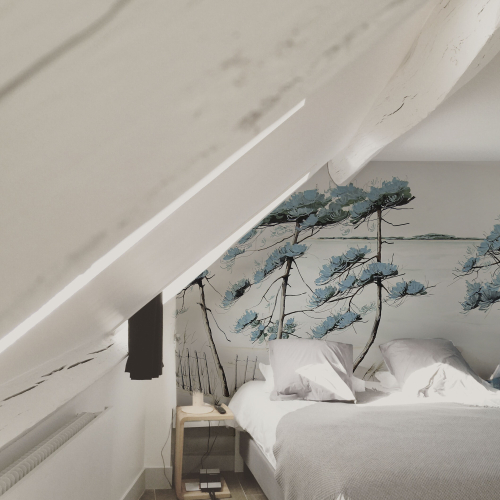Panoramic wallpaper Basin beach - Collection Casa Luci - Acte-Deco