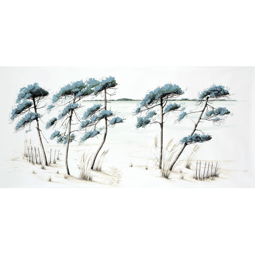 Panoramic wallpaper Basin beach - Collection Casa Luci - Acte-Deco