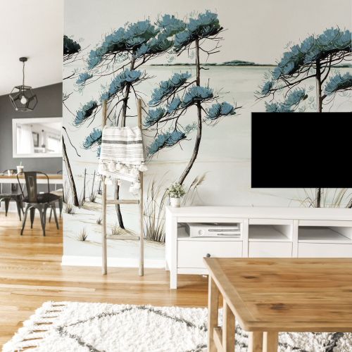 Panoramic wallpaper Basin beach - Collection Casa Luci - Acte-Deco