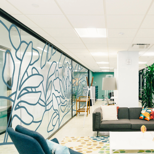 Vitrophanie - Decorative film for Deep glazing