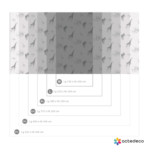 Tanzania pattern wallpaper - Luluaucrayon collection Acte-Deco