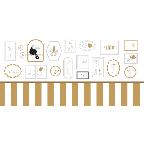 Papier peint panoramique Petits Explorateurs - Collection La Petite Emi - Acte-Deco