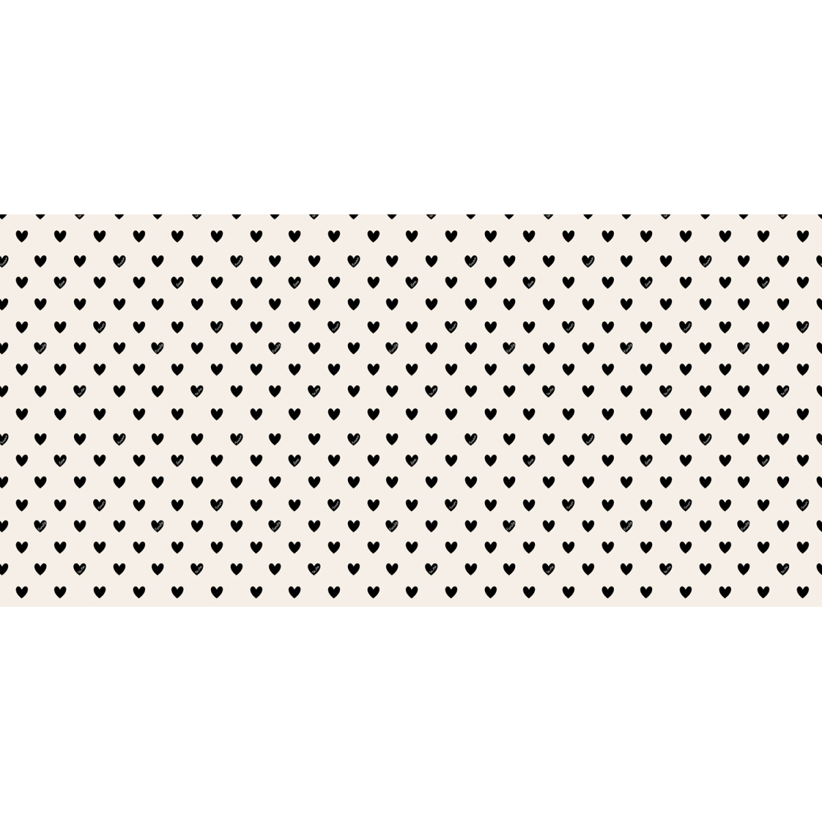 Panoramic wallpaper Little hearts - Collection Émilie Gauvrit - Acte-Deco