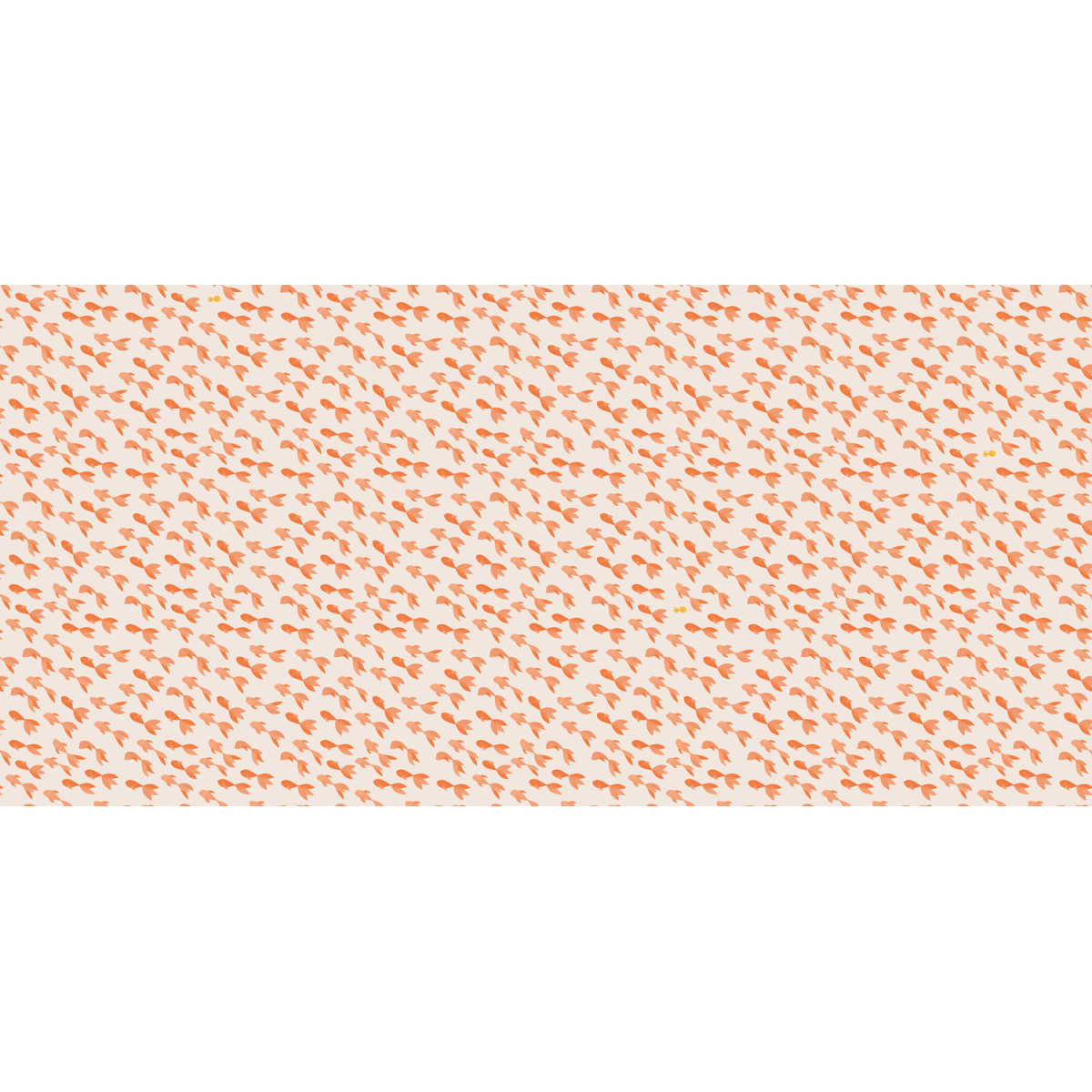 Panoramic wallpaper Sea goldies - Collection Émilie GAUVRIT - Acte-Deco