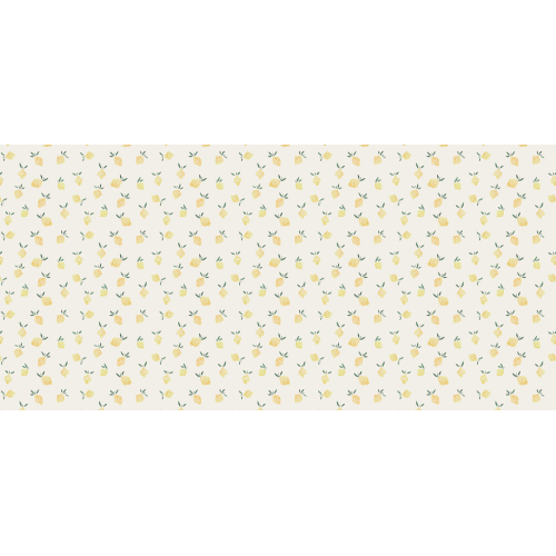 Panoramic wallpaper Lemons - Collection Émilie Gauvrit - Acte-Deco