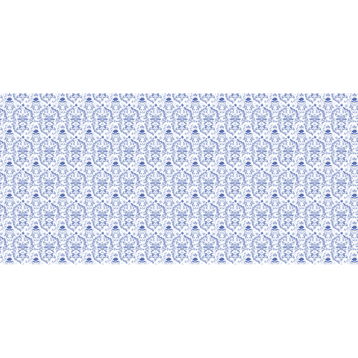 Panoramic wallpaper with Mediterranean motifs - Collection Émilie GAUVRIT - Acte-Deco
