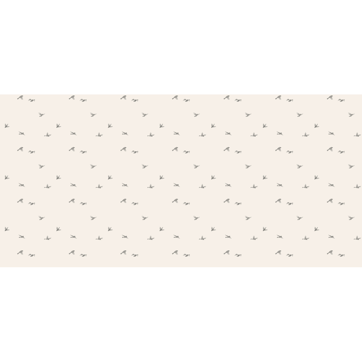 Panoramic wallpaper with swallows - Collection Émilie Gauvrit - Acte-Deco