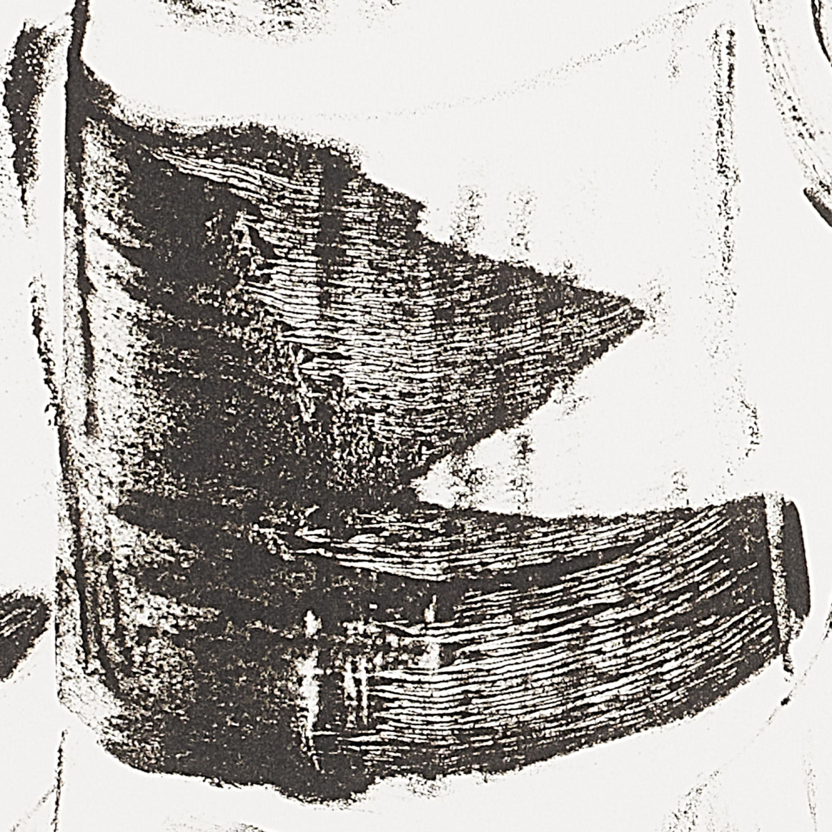 Papel pintado panorámico abstracto con motivo de tinta - Colección Nadia Barbotin - Acte-Deco