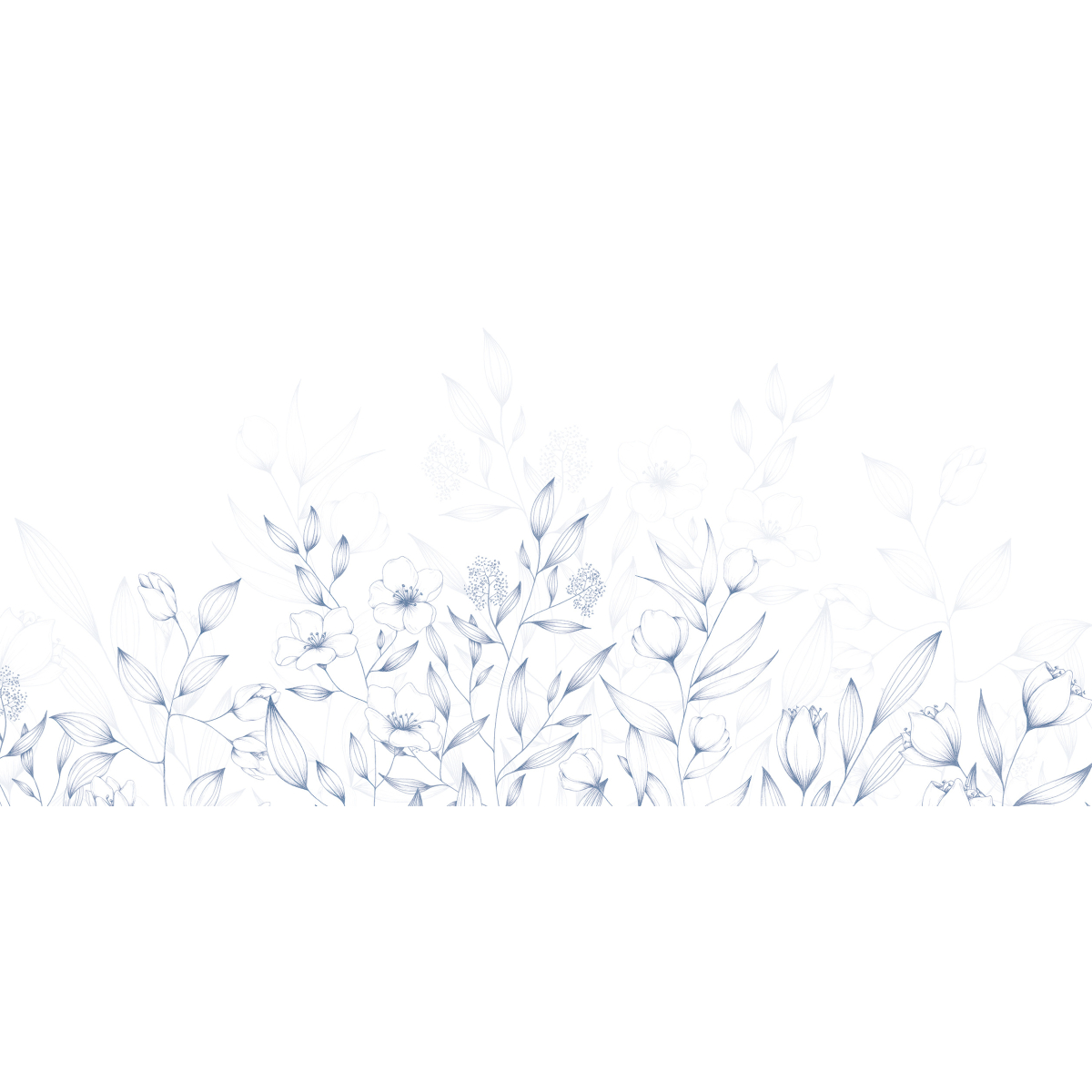 Papier peint panoramique Printemps - Collection Lulu au crayon - Acte-Deco