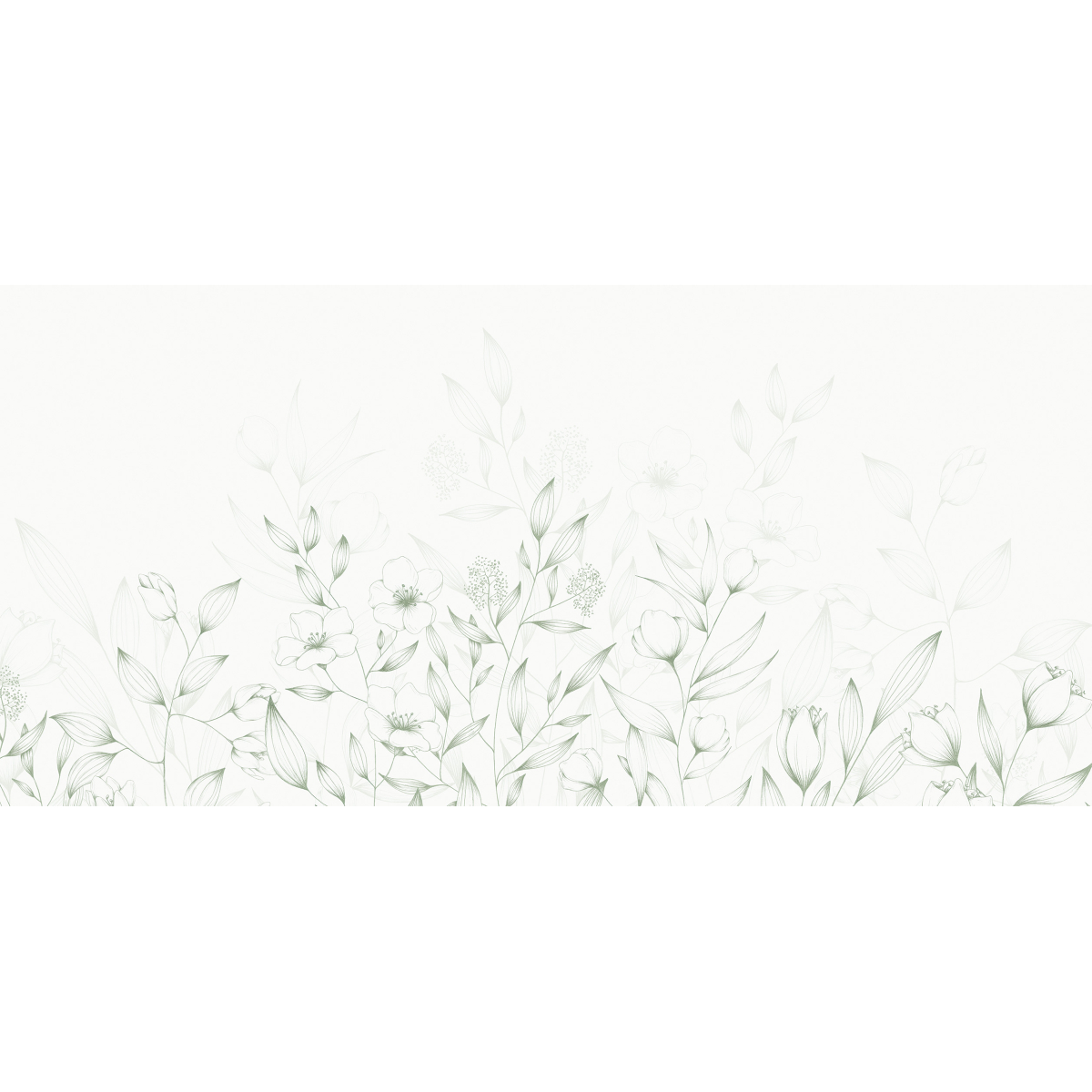 Papier peint panoramique Printemps - Collection Lulu au crayon - Acte-Deco