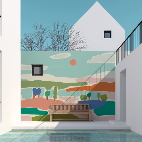 Moncloa exterior decor - UV-resistant