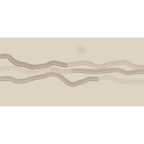 Papier peint panoramique Paysage graphique - Collection Blanche Daramir - Acte-Deco